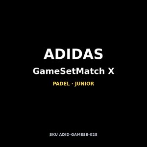 Adidas GameSetMatch X — chaussures de padel junior