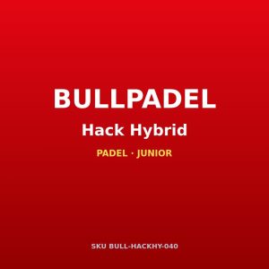 Bullpadel Hack Hybrid — chaussures de padel junior